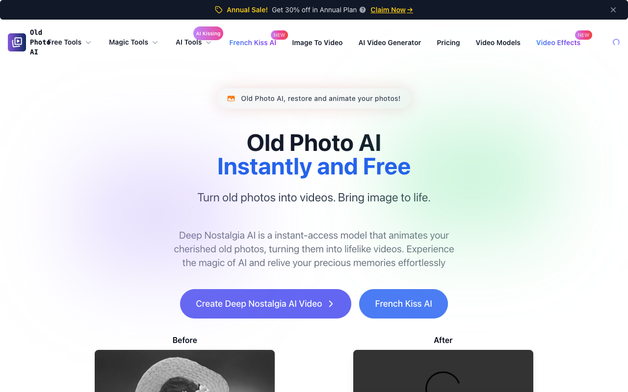 Deep Nostalgia AI - Animate Your Old Photos into Lifelike Videos AI Photography Memories