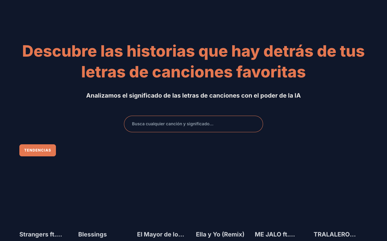 Dice la canción - Discover the stories behind your favorite song lyrics
