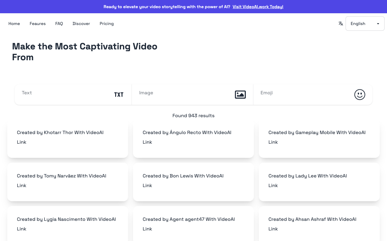 VideoAI - Revolutionize Video Creation with VideoAI AI Video