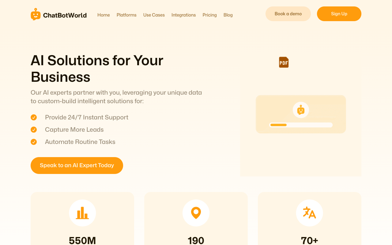 AI ChatPro - Build AI Chatbots: No Code, Multi-Platform, Customizable
