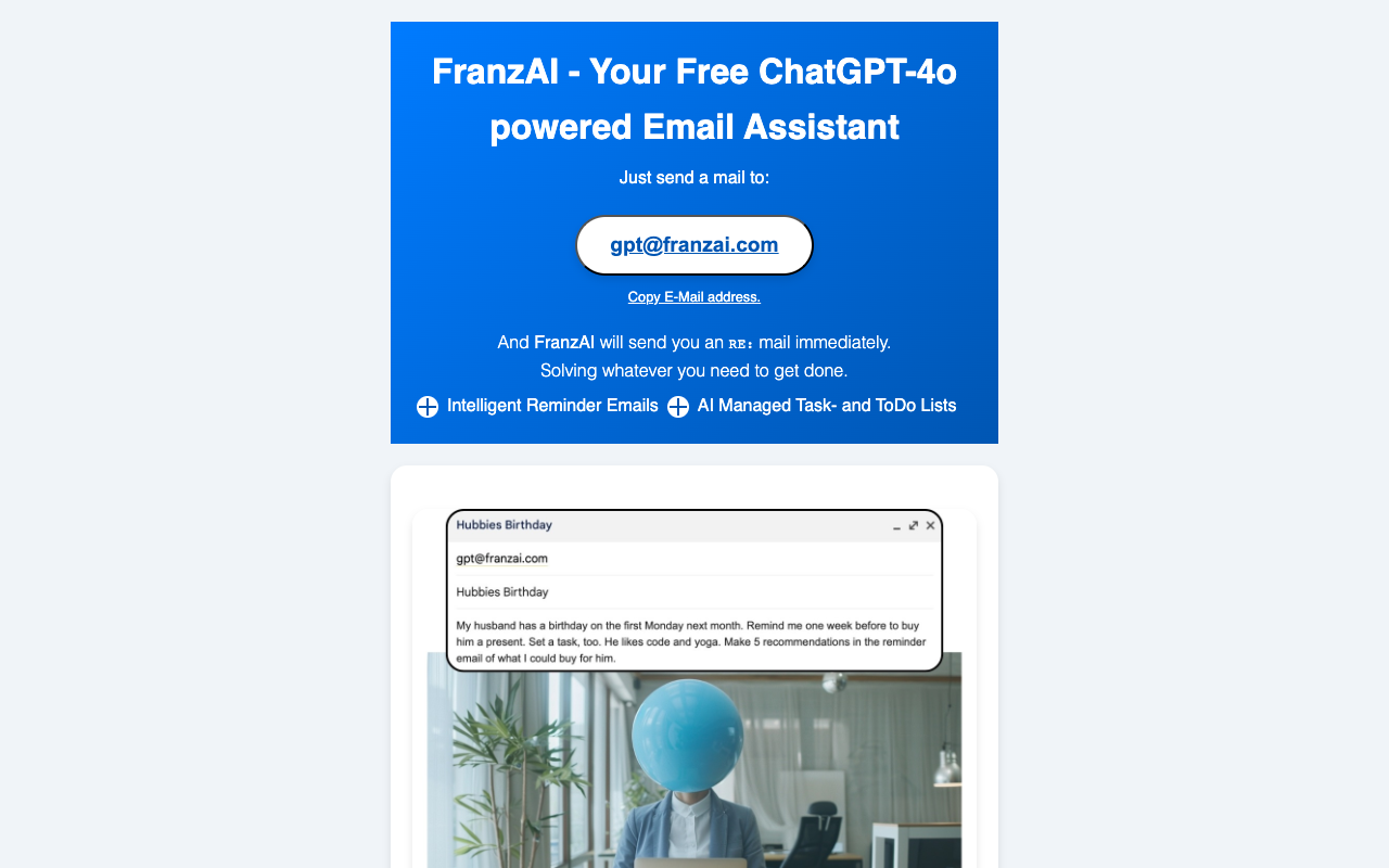 FranzAI - The Free AI Email Assistant