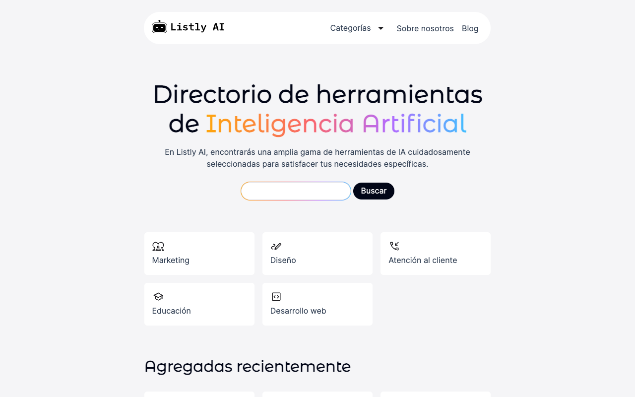 Listly AI - Find the Perfect AI Tools for You AI Marketing Design