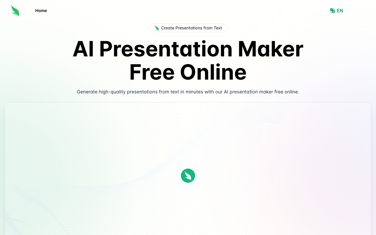 Slides.bot: AI Presentation Maker - Generate high-quality presentations from text in minutes