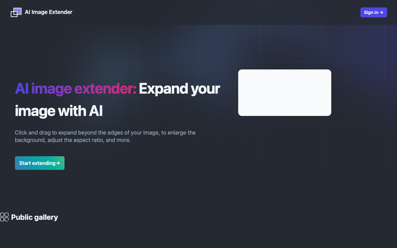 AI image extender - Expand your image backgrounds with AI