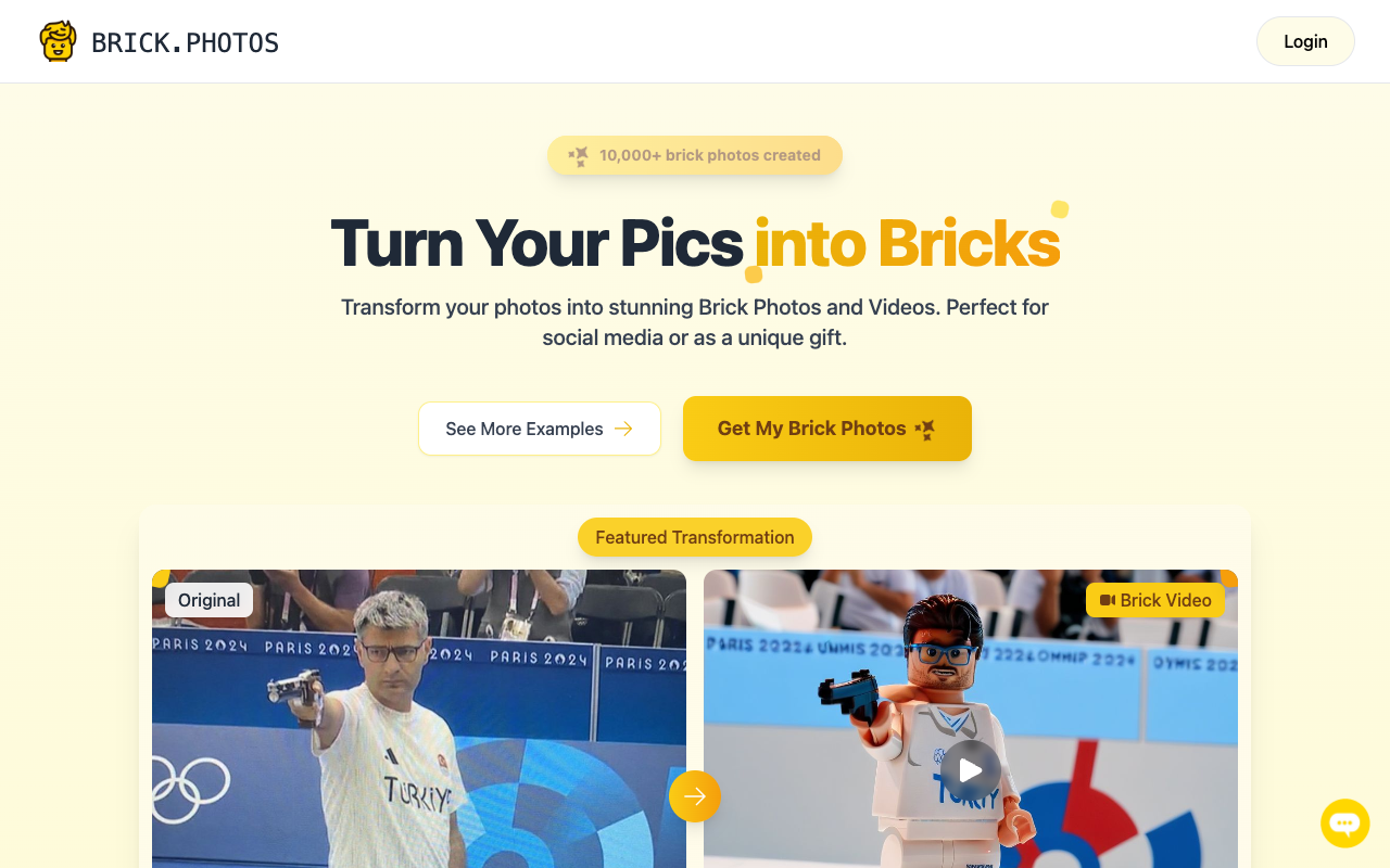 Brick Photos - Turn your pics into bricks