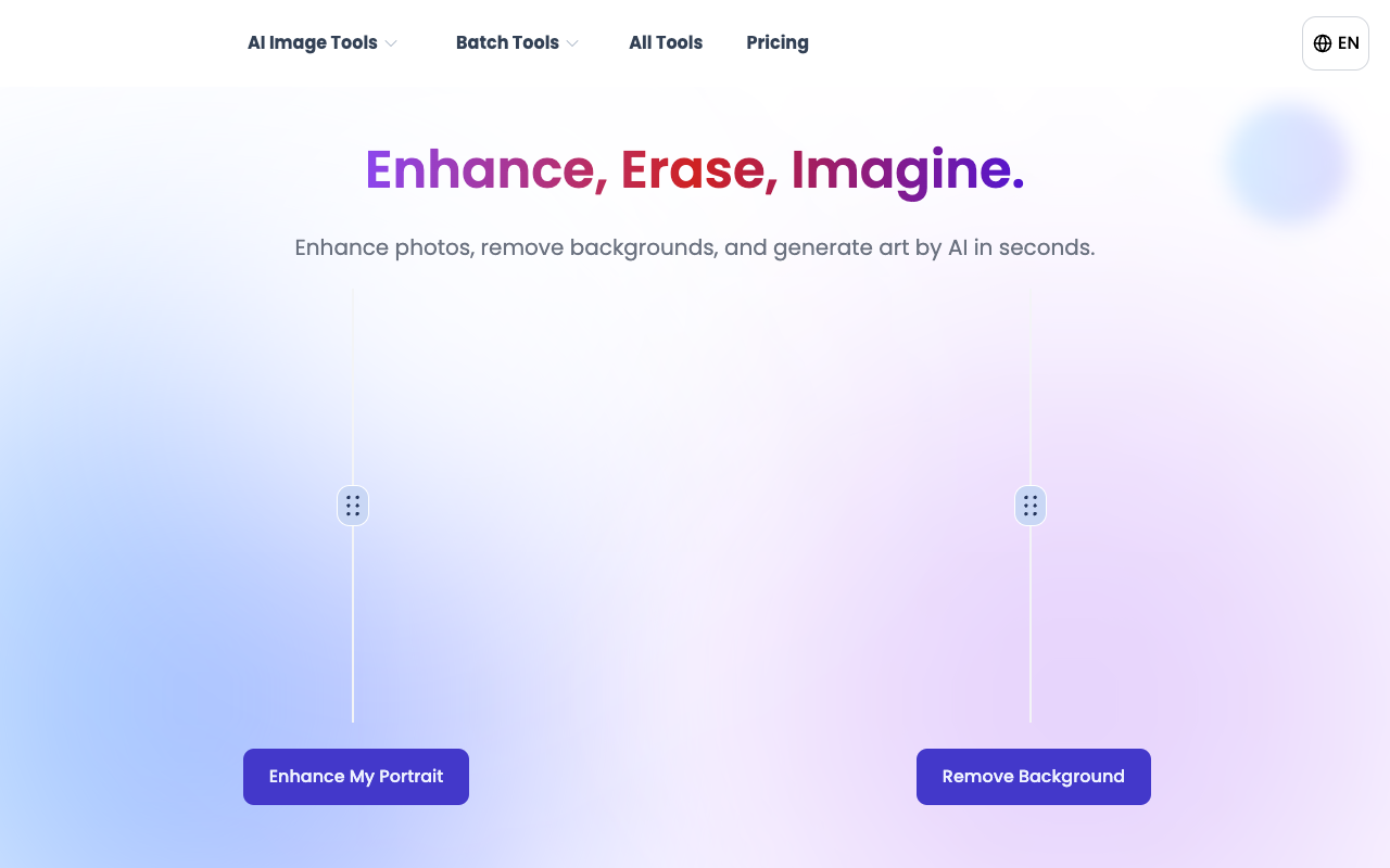 PicPicAI - All-in-one AI Image Tools: Enhancer, RemoveBG, Hairstyles, and More