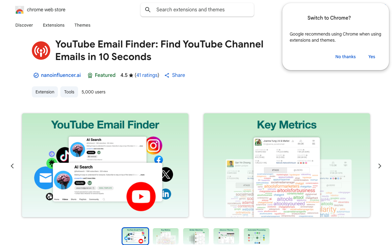 YouTube Email Finder - Show The Hidden Email Contact on YouTube