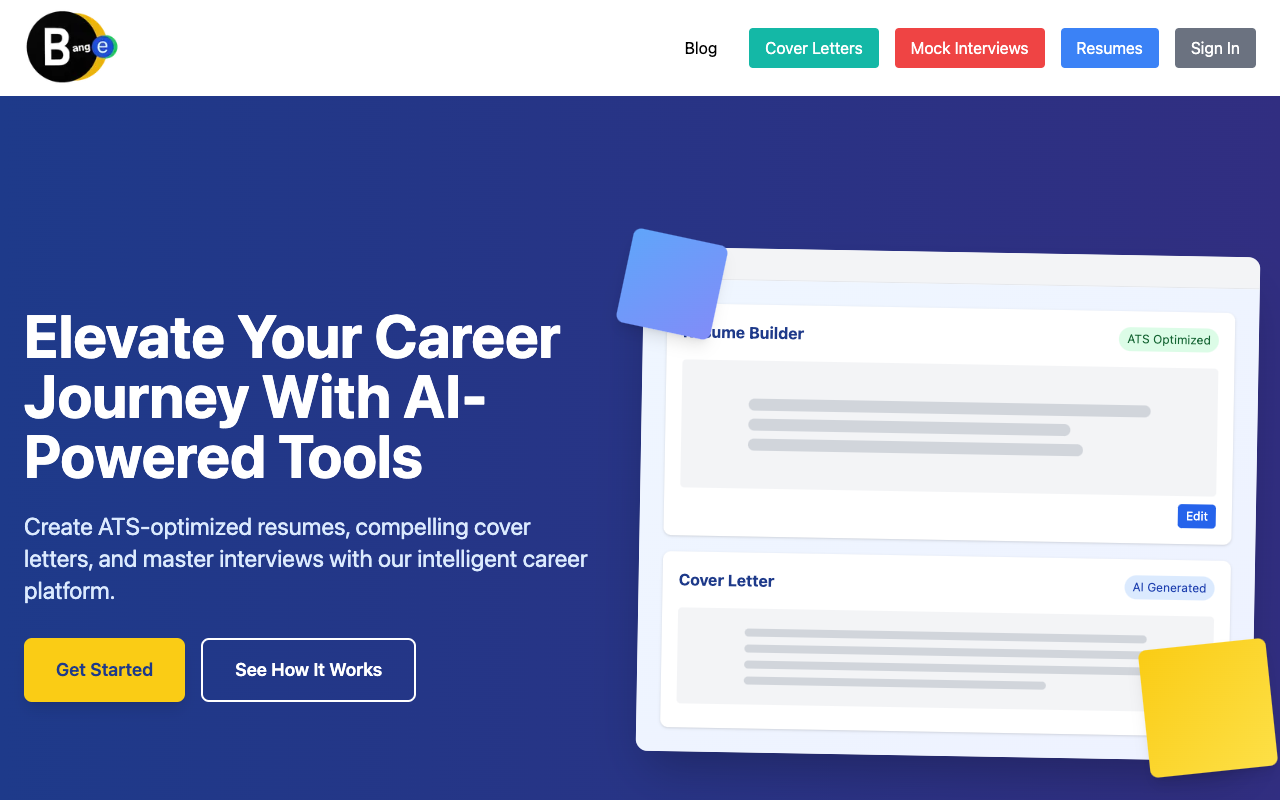Bange.io - Empower Your Job Applications with AI