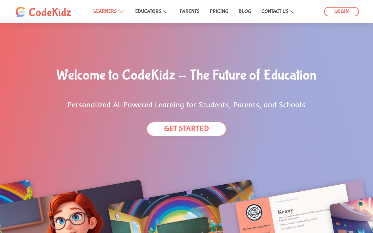 CodeKidz: AI Odyssey - The Future of Learning - AI-Native Educational Platform!