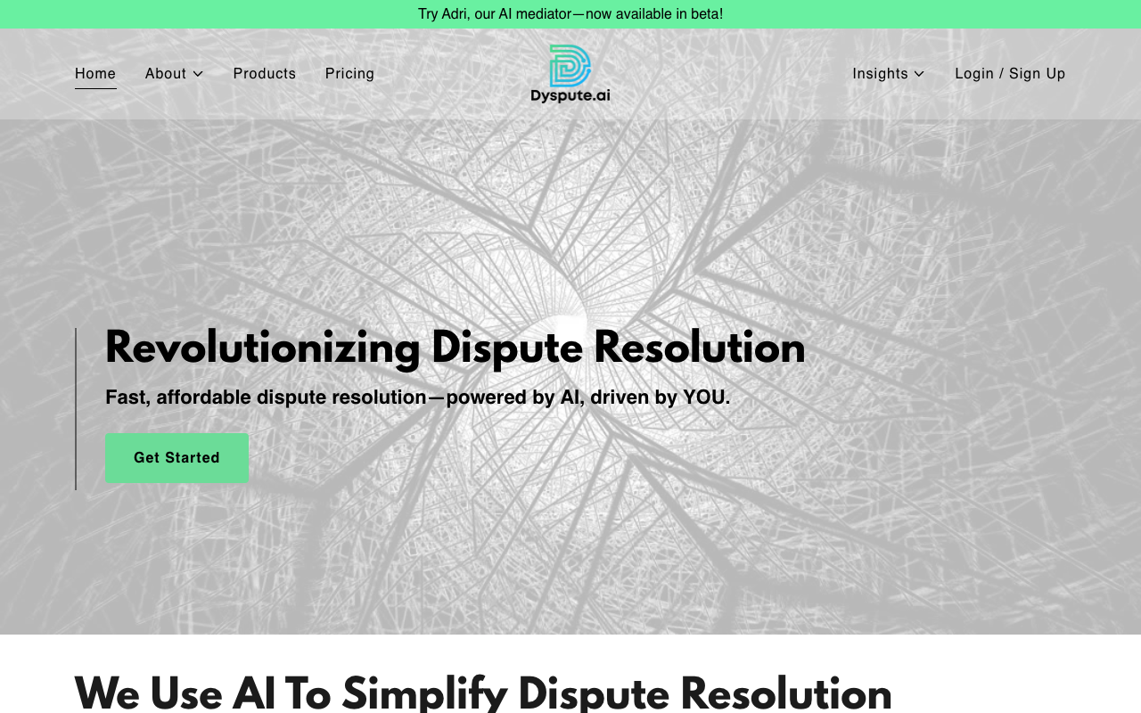 Dyspute.ai - AI Demand Letter Generator & Online Dispute Resolution Tool