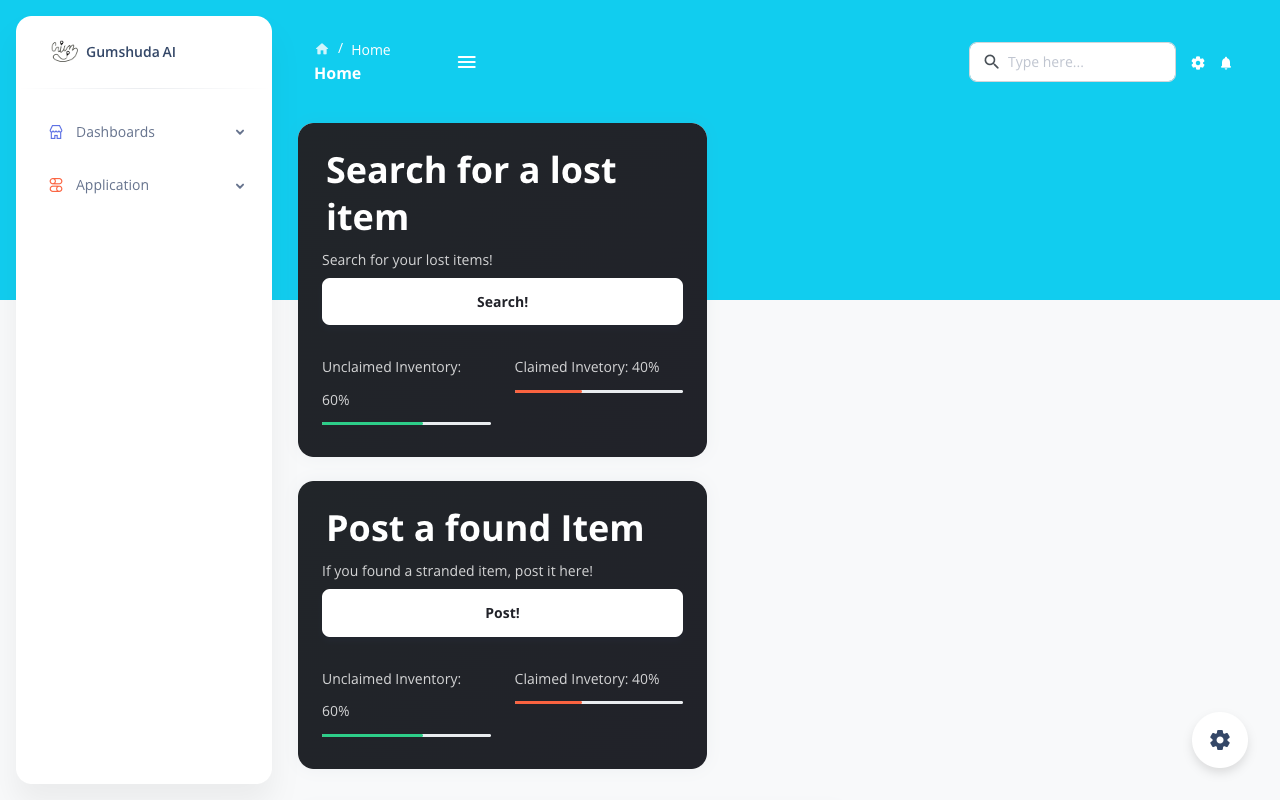 Gumshuda AI - AI-powered app for Lost and Found belongings