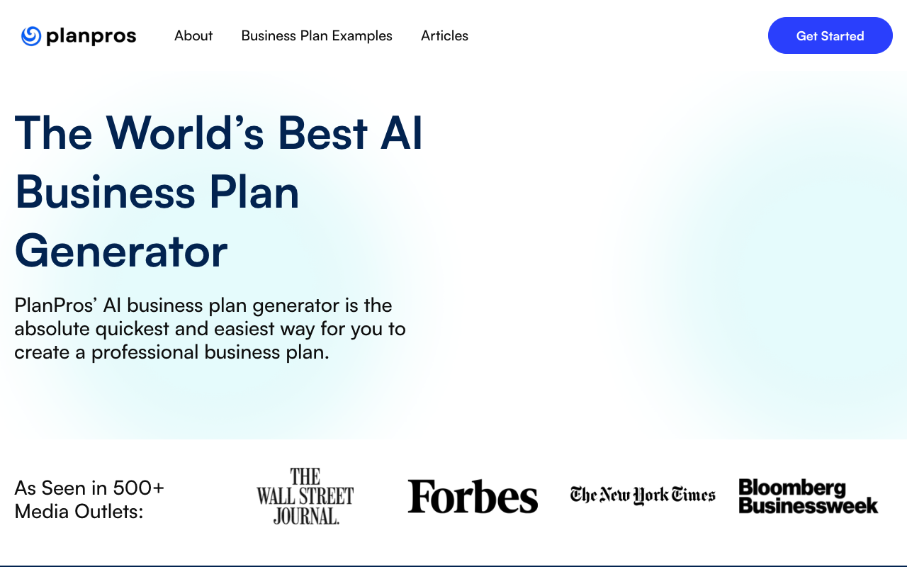 PlanPros.ai - Craft the perfect business plan with AI in just 12 minutes