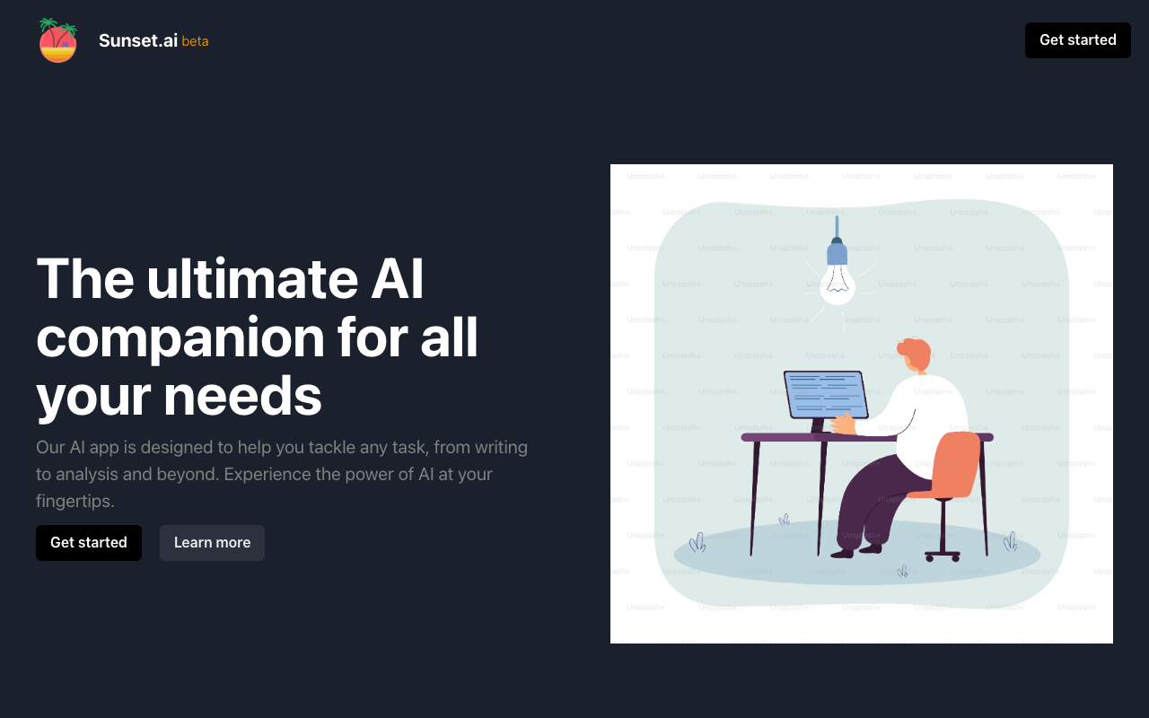 Sunset.ia - The Ultimate AI Toolkit for Creative Projects