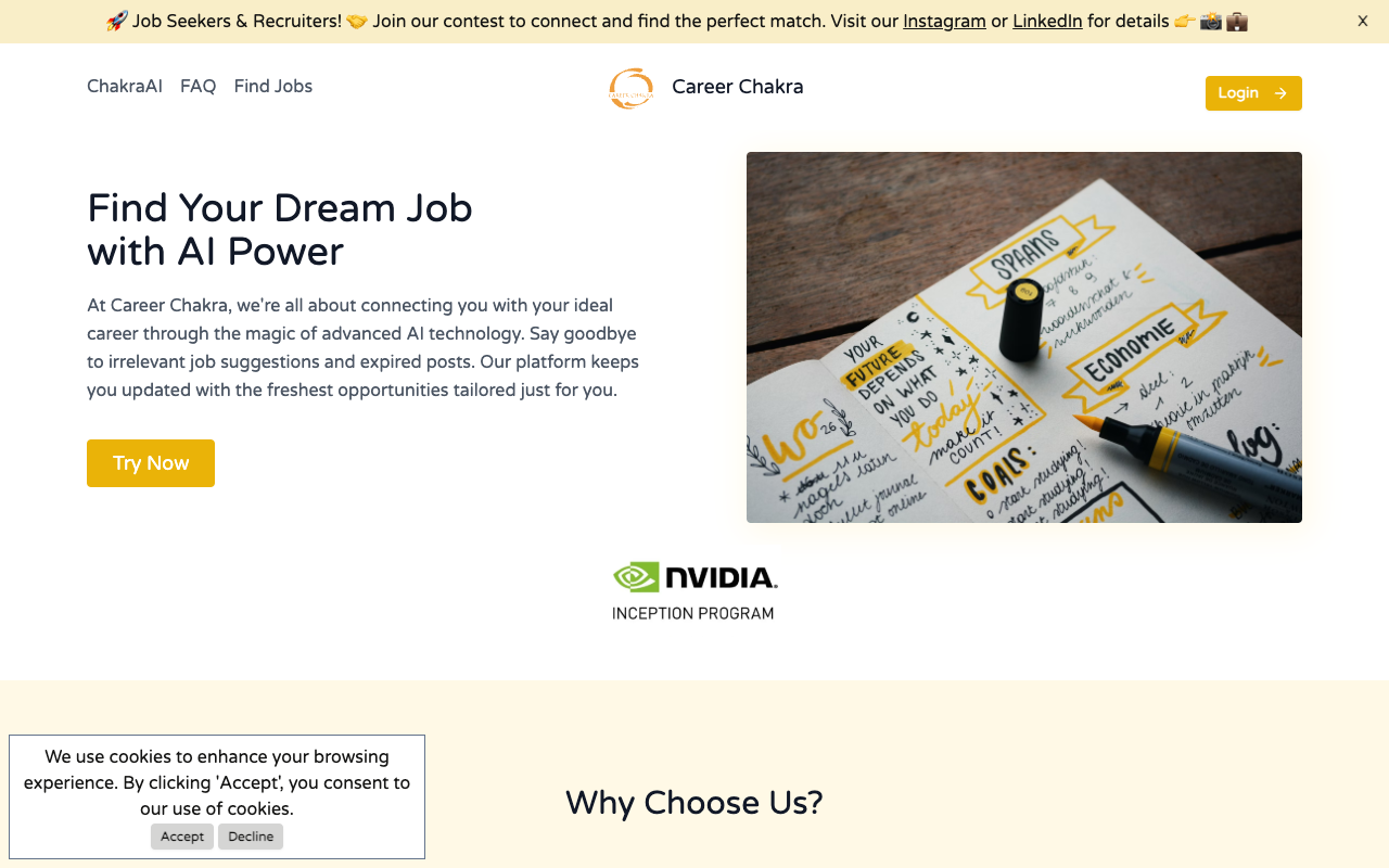 Career Chakra - Your AI-Powered Job Matching Service