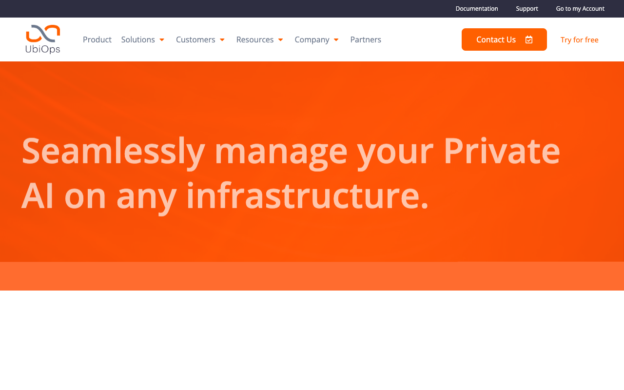 UbiOps - Powerful AI Model Serving & Orchestration Platform
