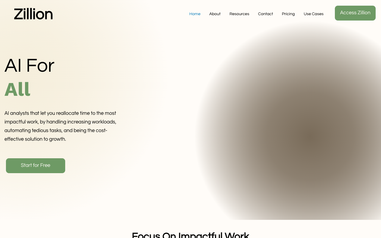 Zillion - AI for Investment Management