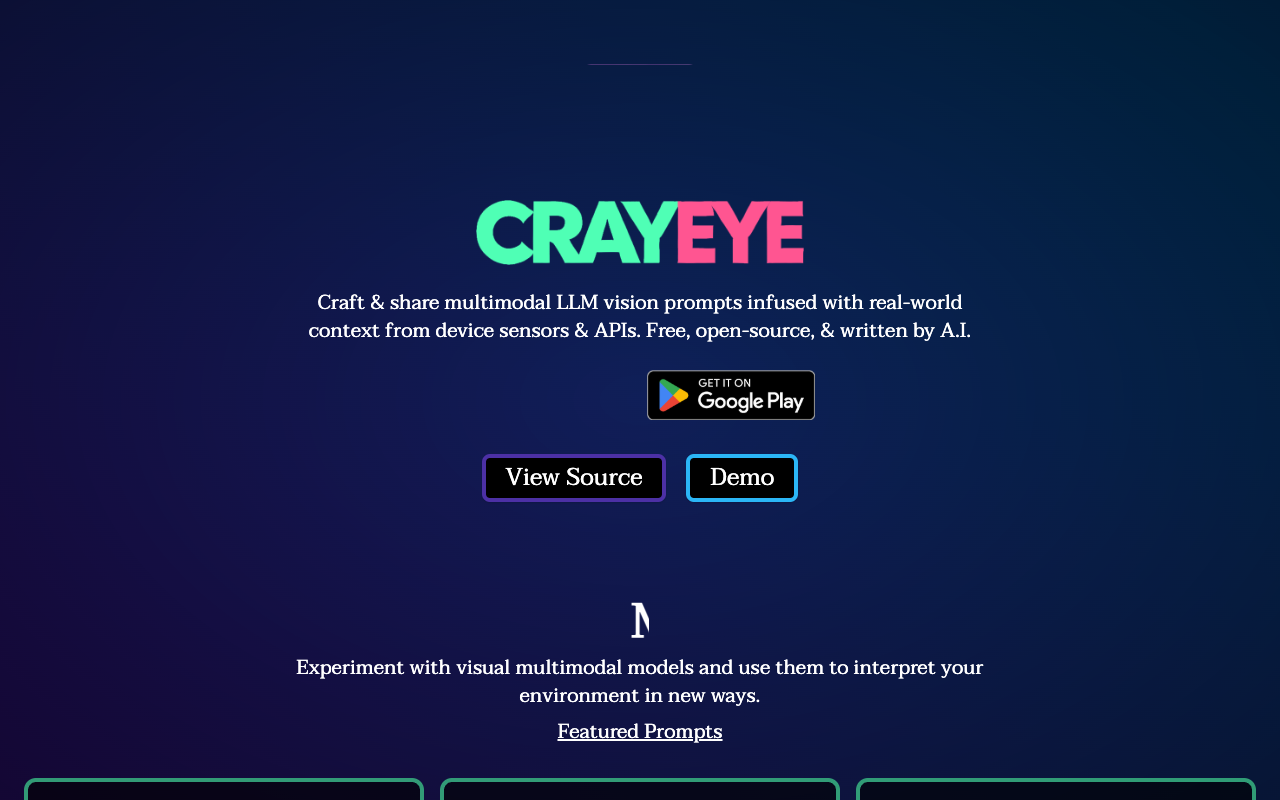 CrayEye - Revolutionizing Vision Prompts with Real-time Data