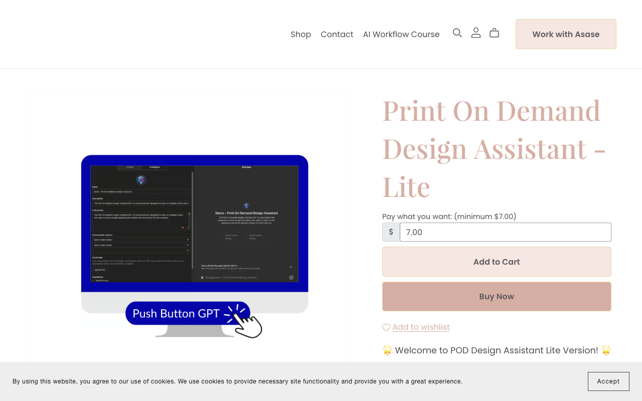 Print On Demand Design Assistant GPT - Elevate Your Print-On-Demand Business with AI-Driven Designs