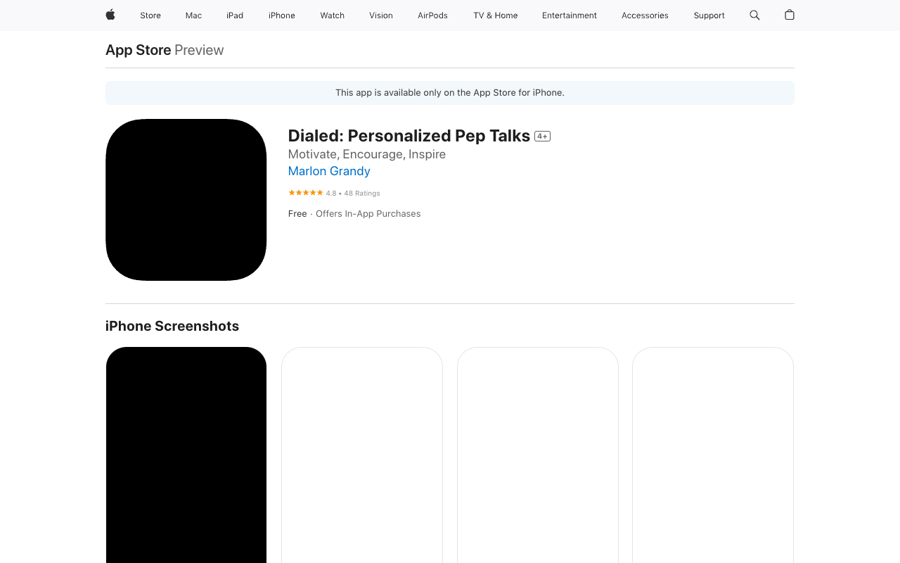 Dialed - Personalized AI Pep Talks for Genuine Encouragement