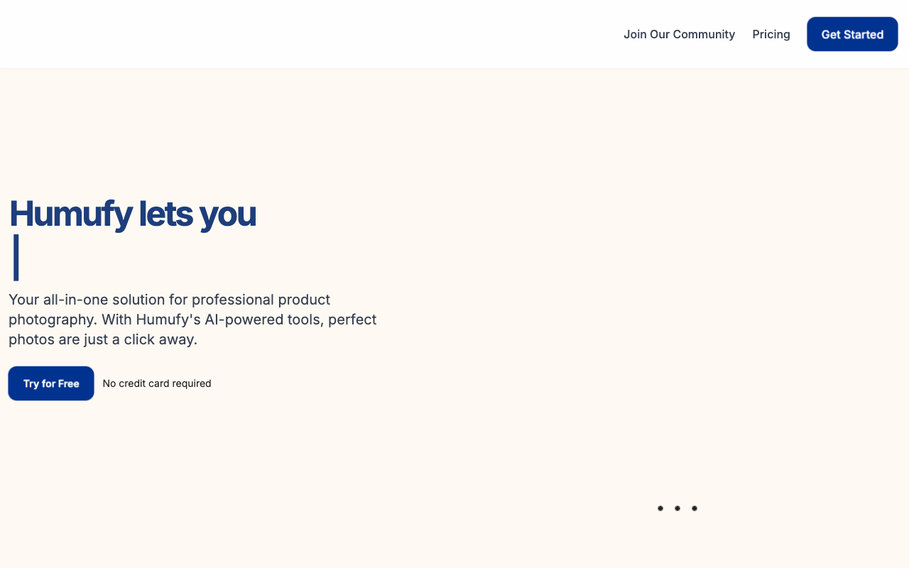 Humufy - Transforming Product Photos with AI