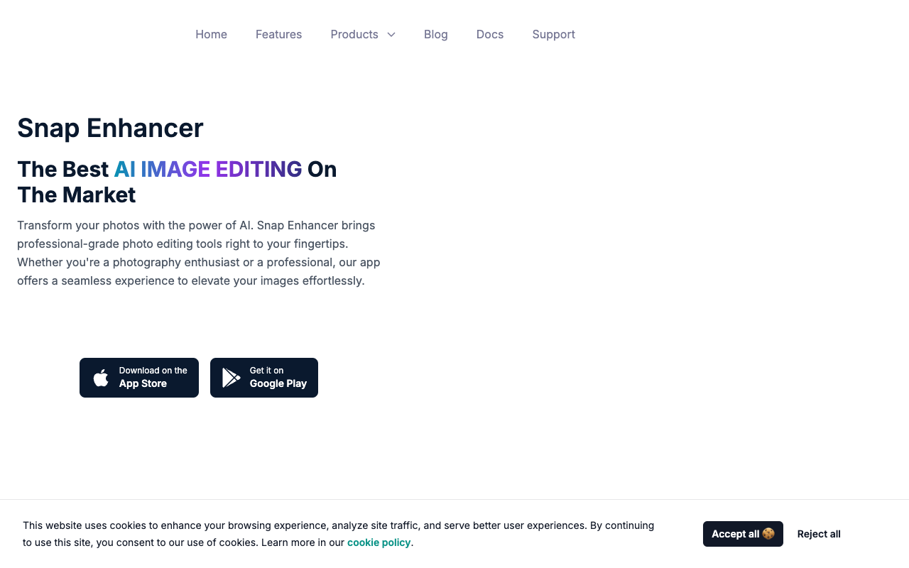 Snap Enhancer - Enhance Your Photos with AI Technology