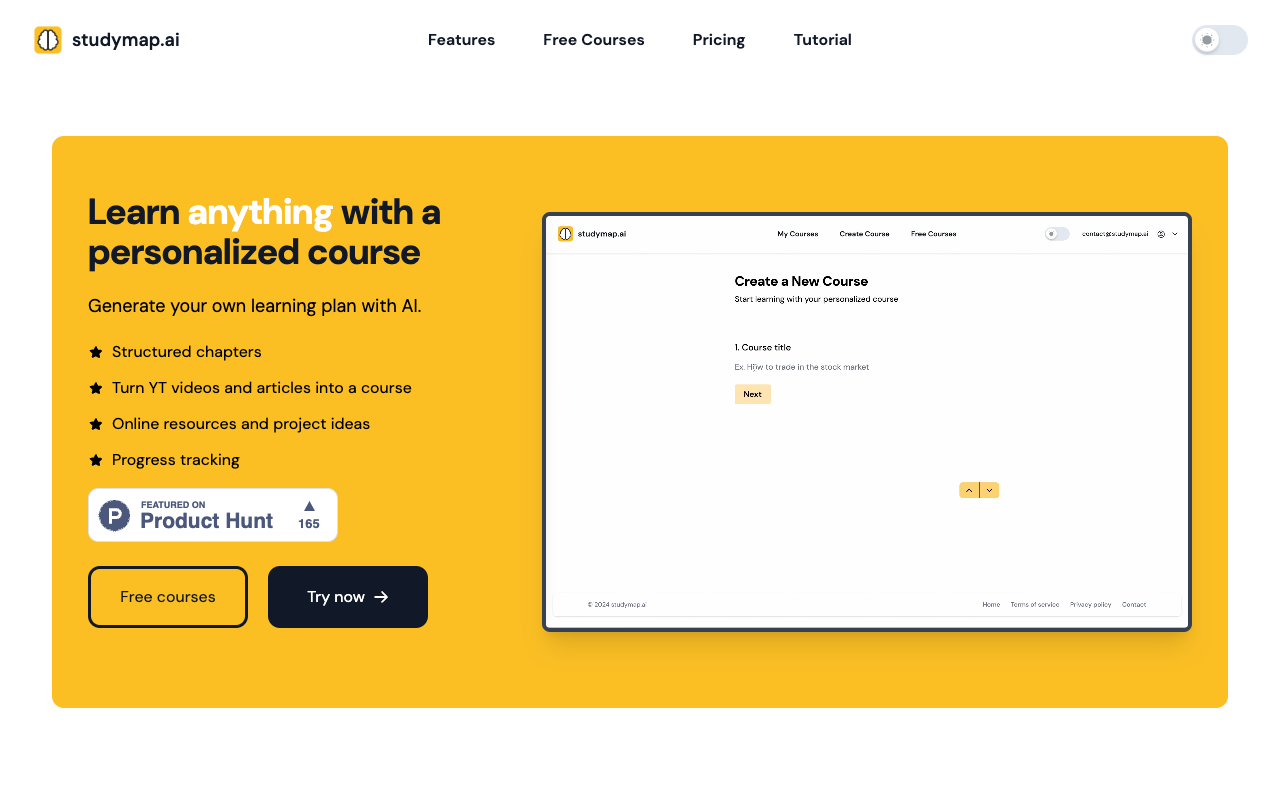 StudyMap - Your AI-powered learning companion