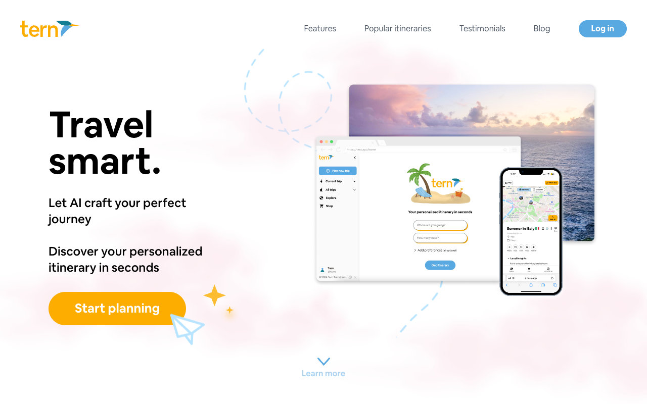 Tern - Your Personalized AI Travel Planner