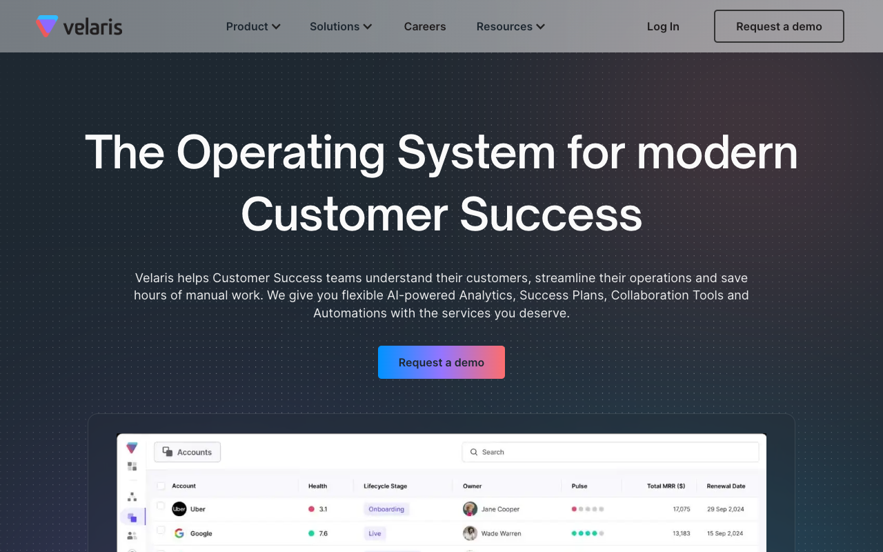 Velaris - Empowering Customer Success with AI Technology