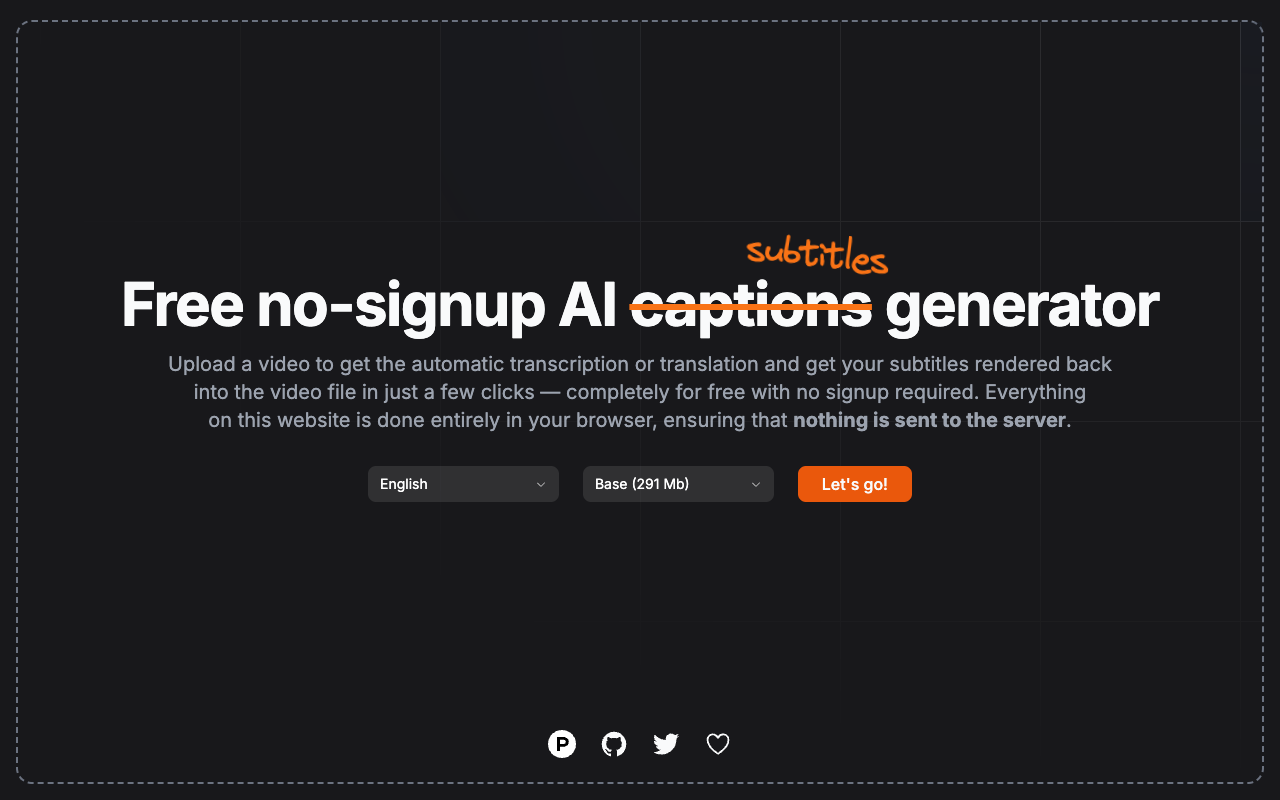 FFrames Subtitles - Easy Video Captioning with Whisper AI