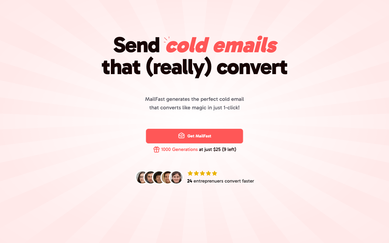 MailFast AI - Transform Your Cold Email Outreach