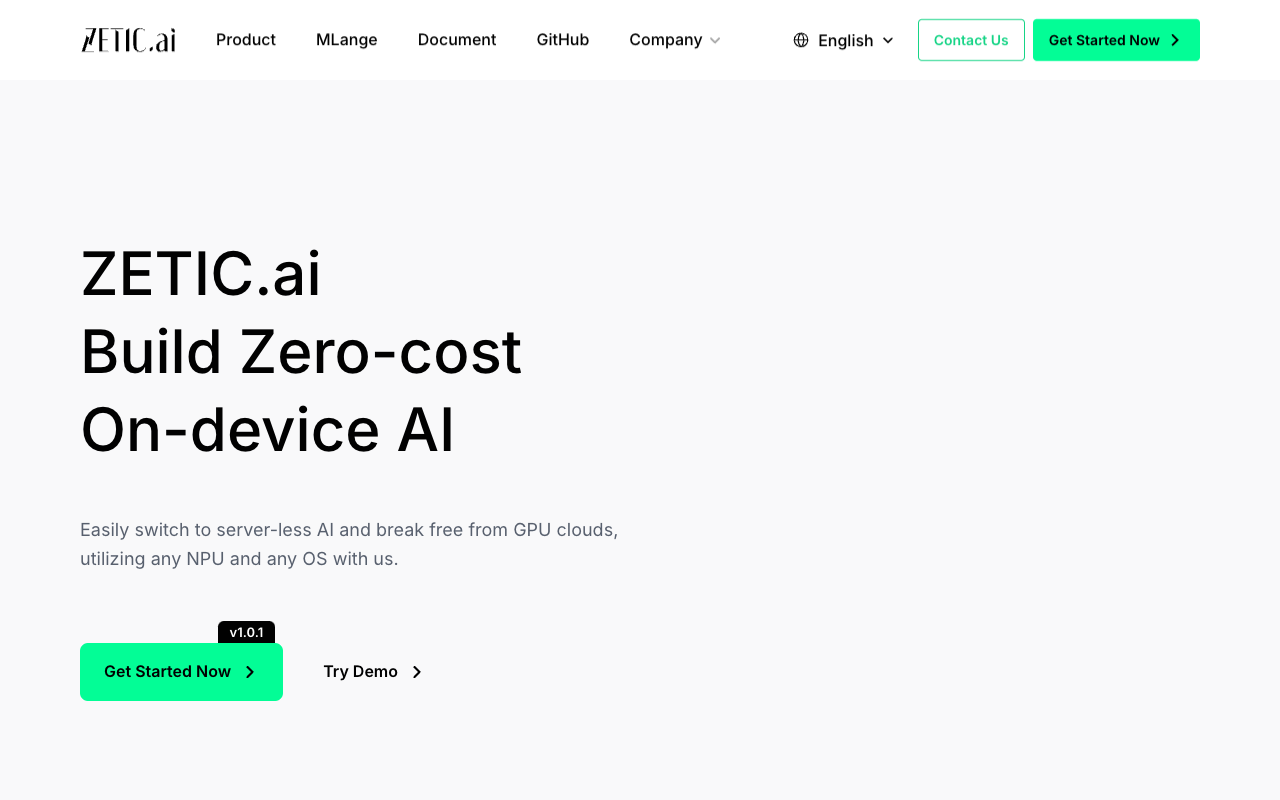 ZETIC.MLange - Revolutionizing AI with On-device Solutions