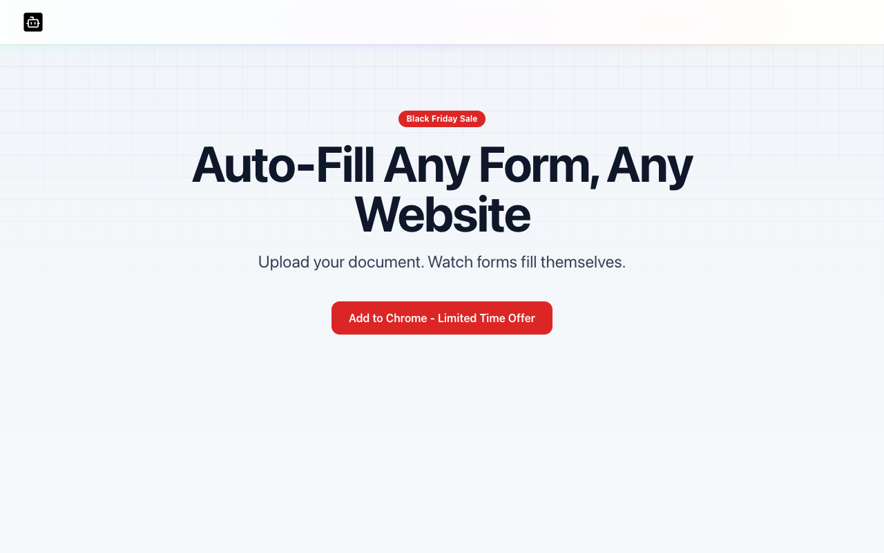 FillBot - Automate Form Filling with AI Technology