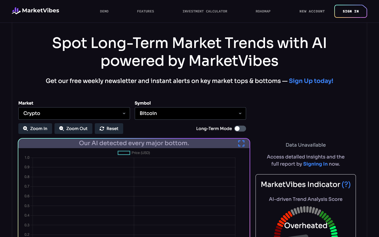 MarketVibes - Simplifying Smart Investing with AI Insights