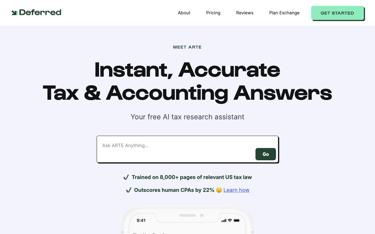 ARTE - AI Tax Research Assistant Outperforming Human CPAs