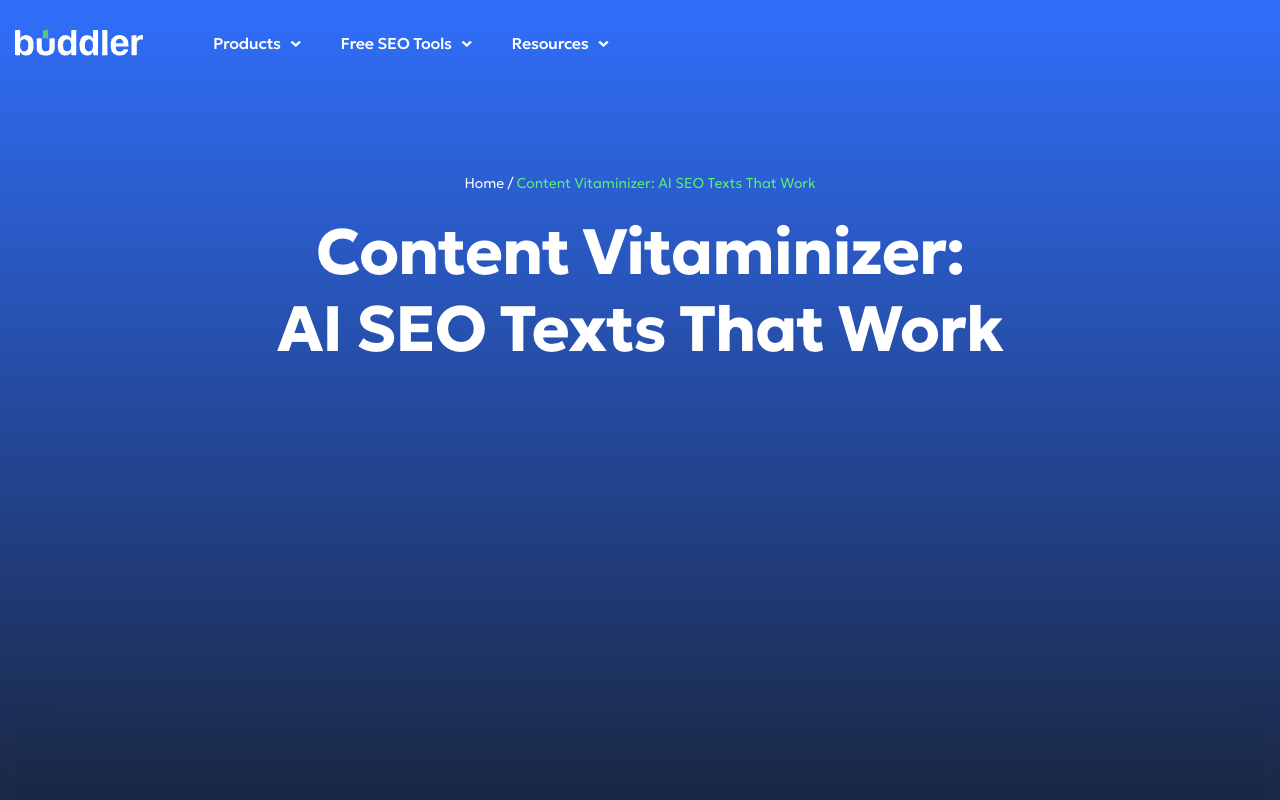 Content Vitaminizer - AI SEO Texts That Work