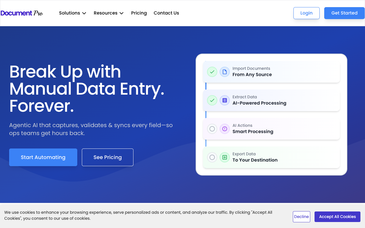DocumentPro - Simplify Data Extraction from Documents