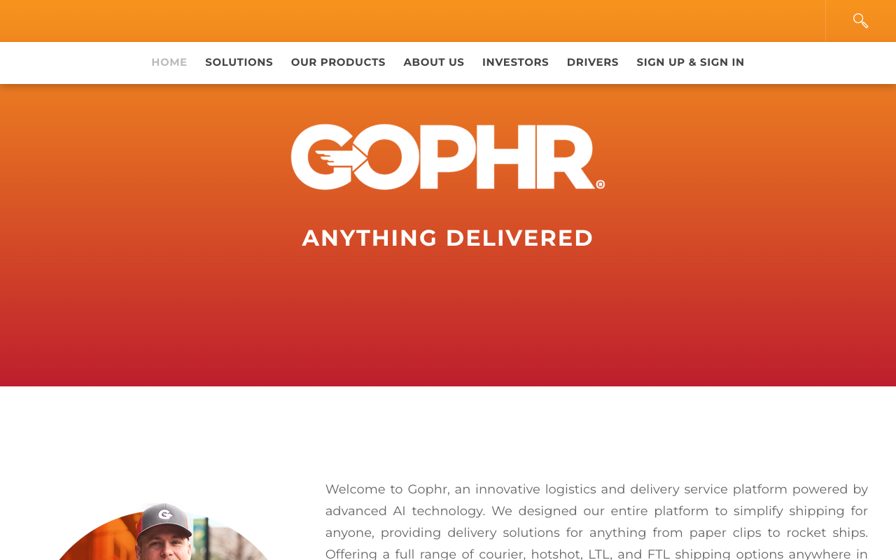 Gophr - AI-Powered Logistics and Delivery Solutions