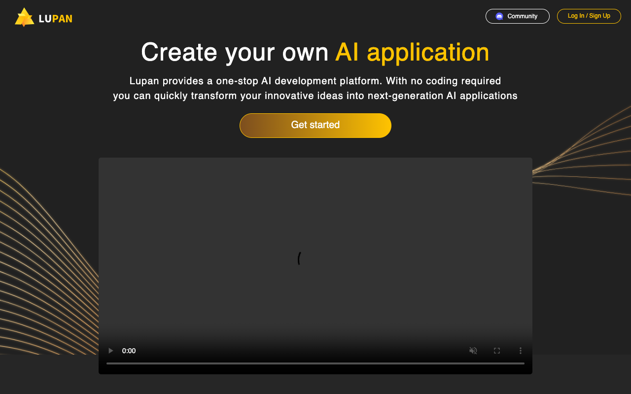 Lupan - Empowering Innovation with No-Code AI Development Platform