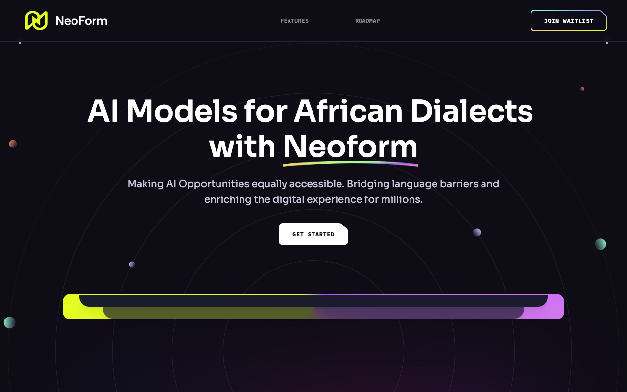 Neoform AI - Empowering Africa’s Voice with AI
