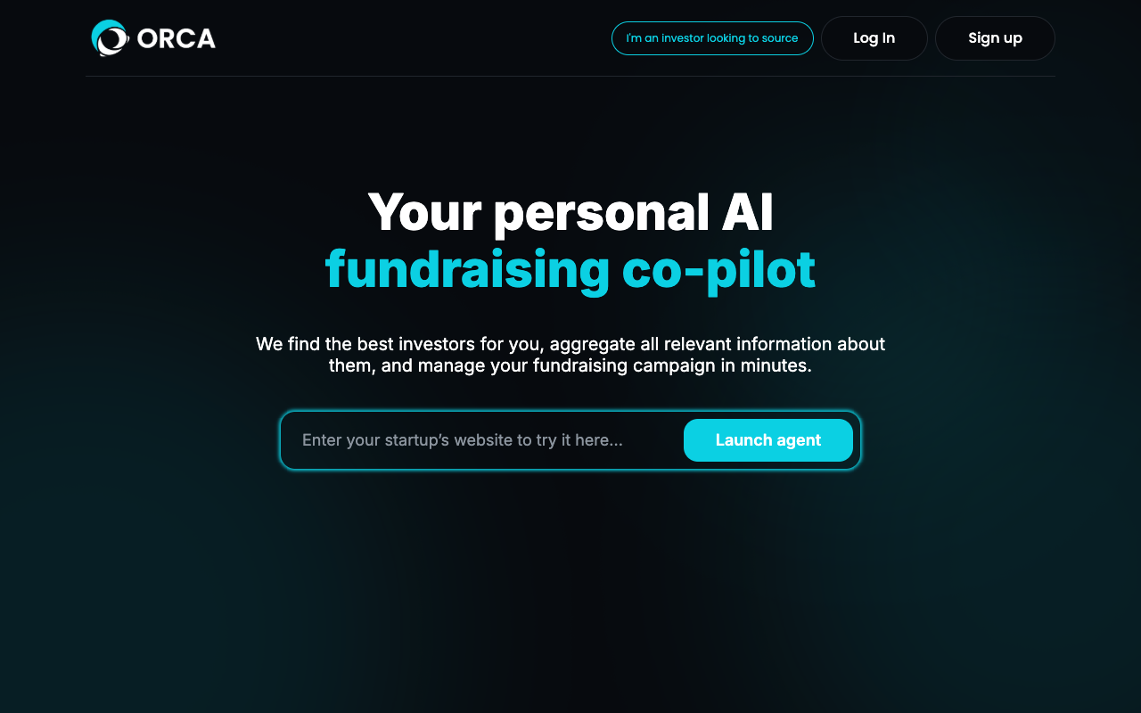 ORCA Co-Pilot - Your personal AI fundraising co-pilot