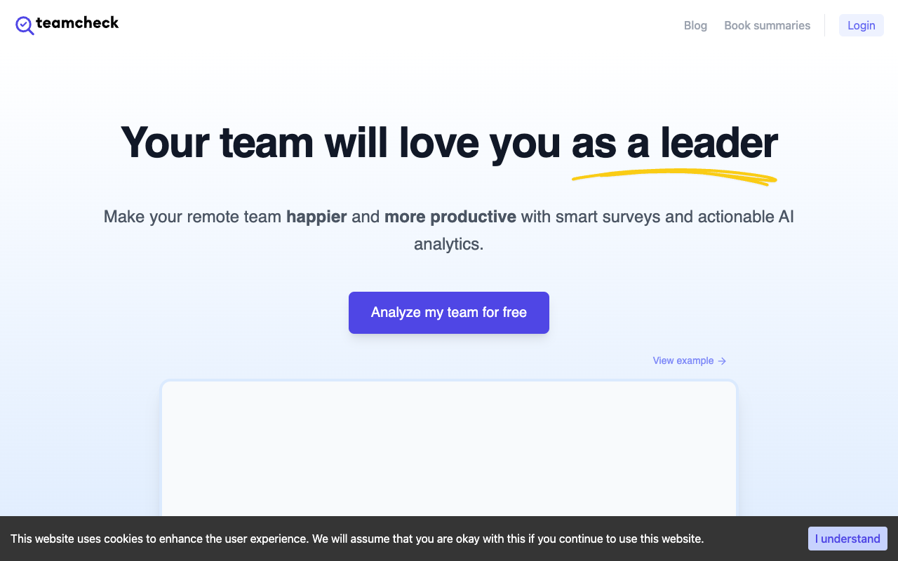 TeamCheck - Enhance Team Performance with AI Analysis