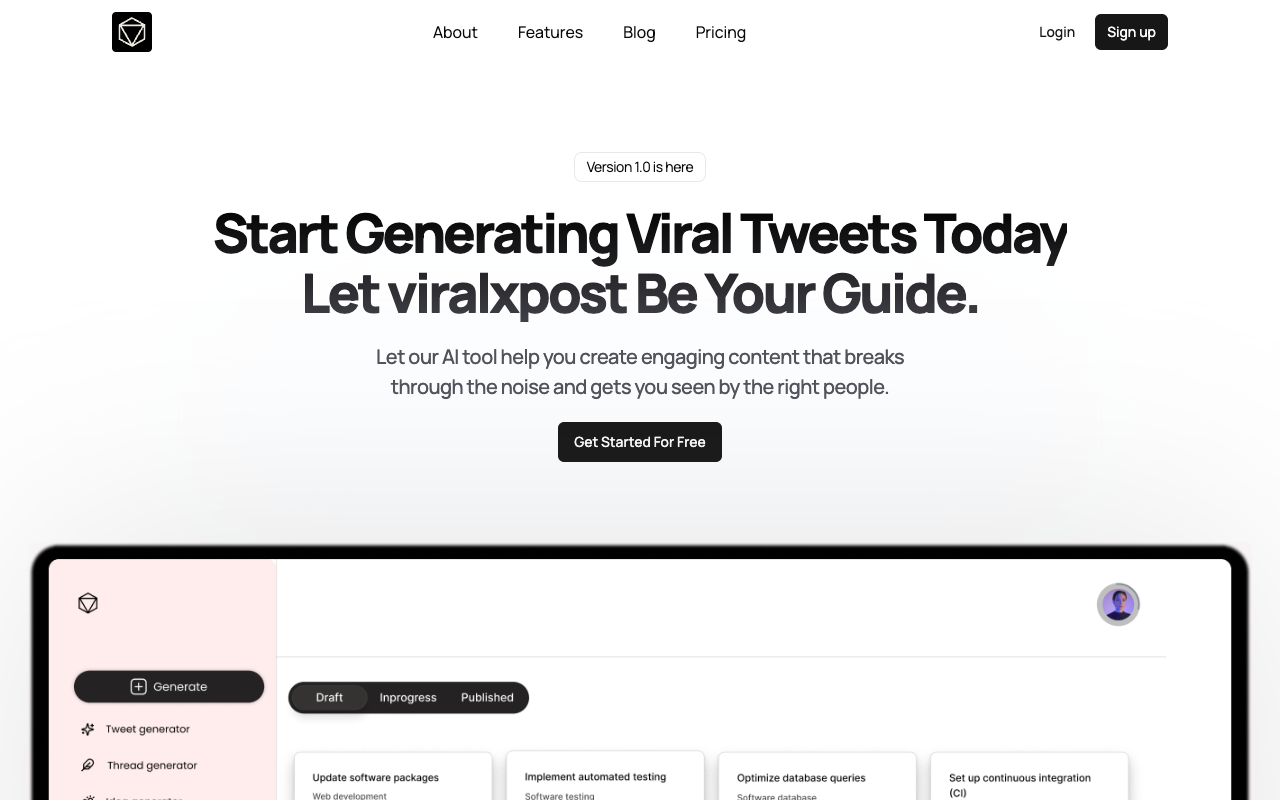 ViralXPost - Boost Your Social Media Presence with AI-generated Tweets