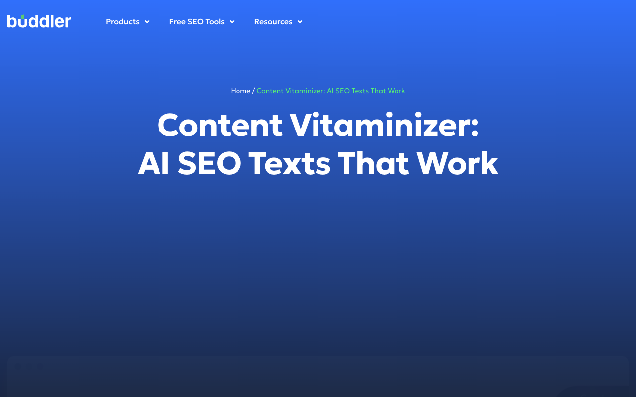 Content Vitaminizer - Generate Powerful Supplementary Texts for SEO