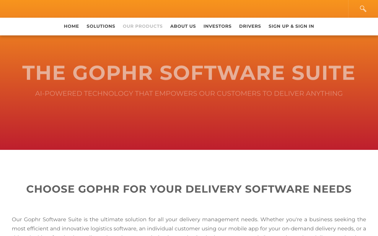 Gophr - Advanced AI-Powered Logistics and Delivery Management Software