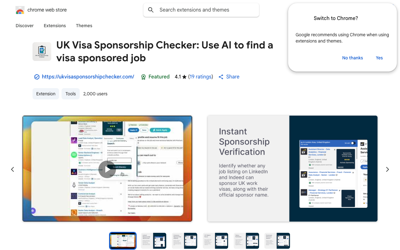 LinkedIn Visa Sponsorship Checker - Verify UK Company Sponsorship on LinkedIn