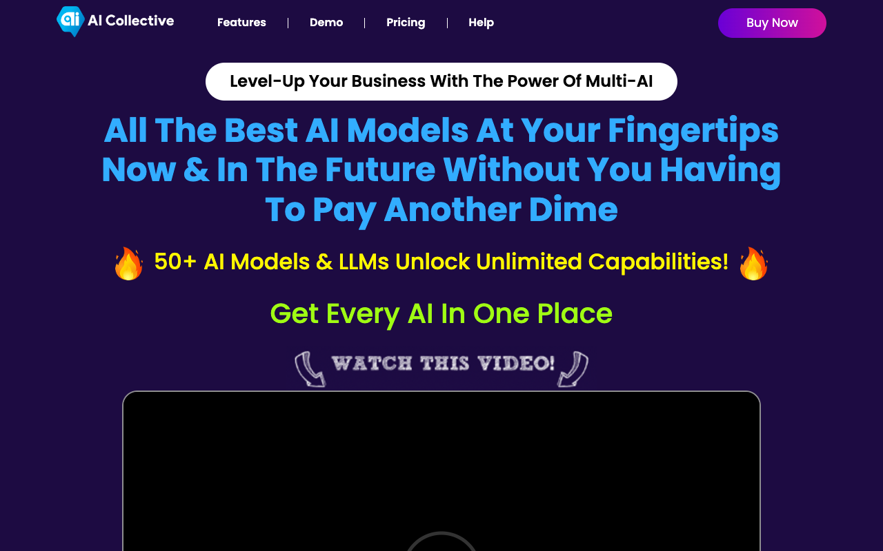 AI Collective - Your Gateway to Access All Leading AI Models