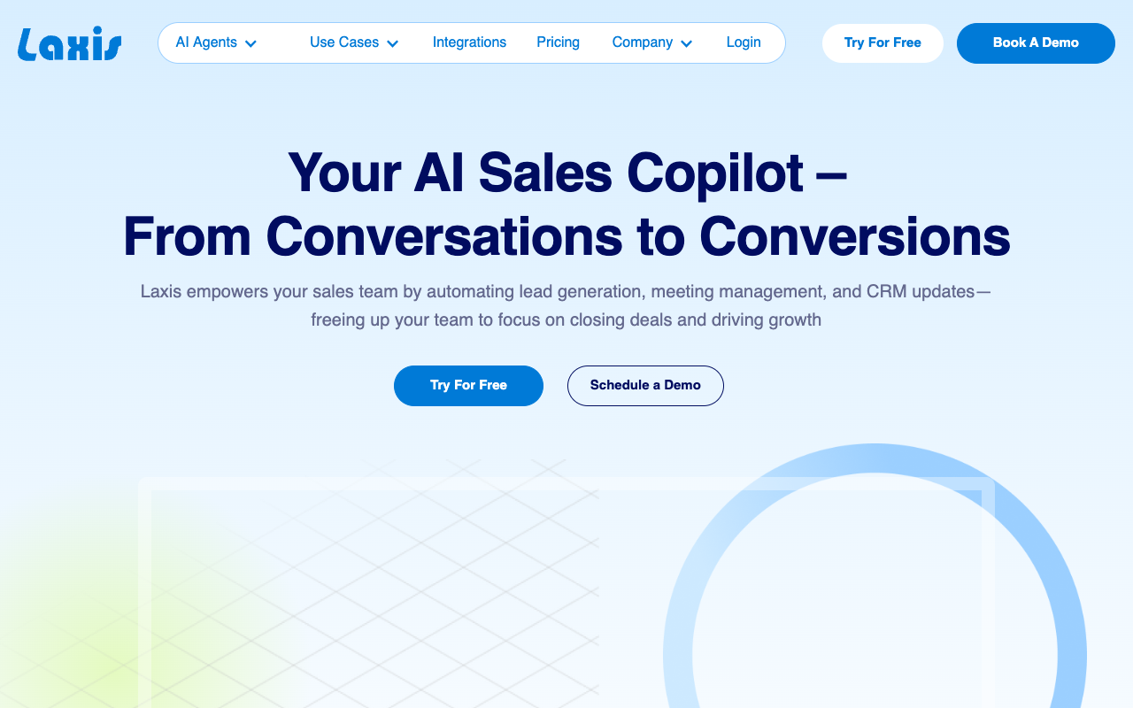 AI SDR by Laxis - Automate Customer Meeting Booking AI Sales