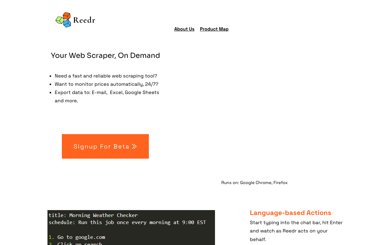 Reedr - Simplifying Scraping at Scale