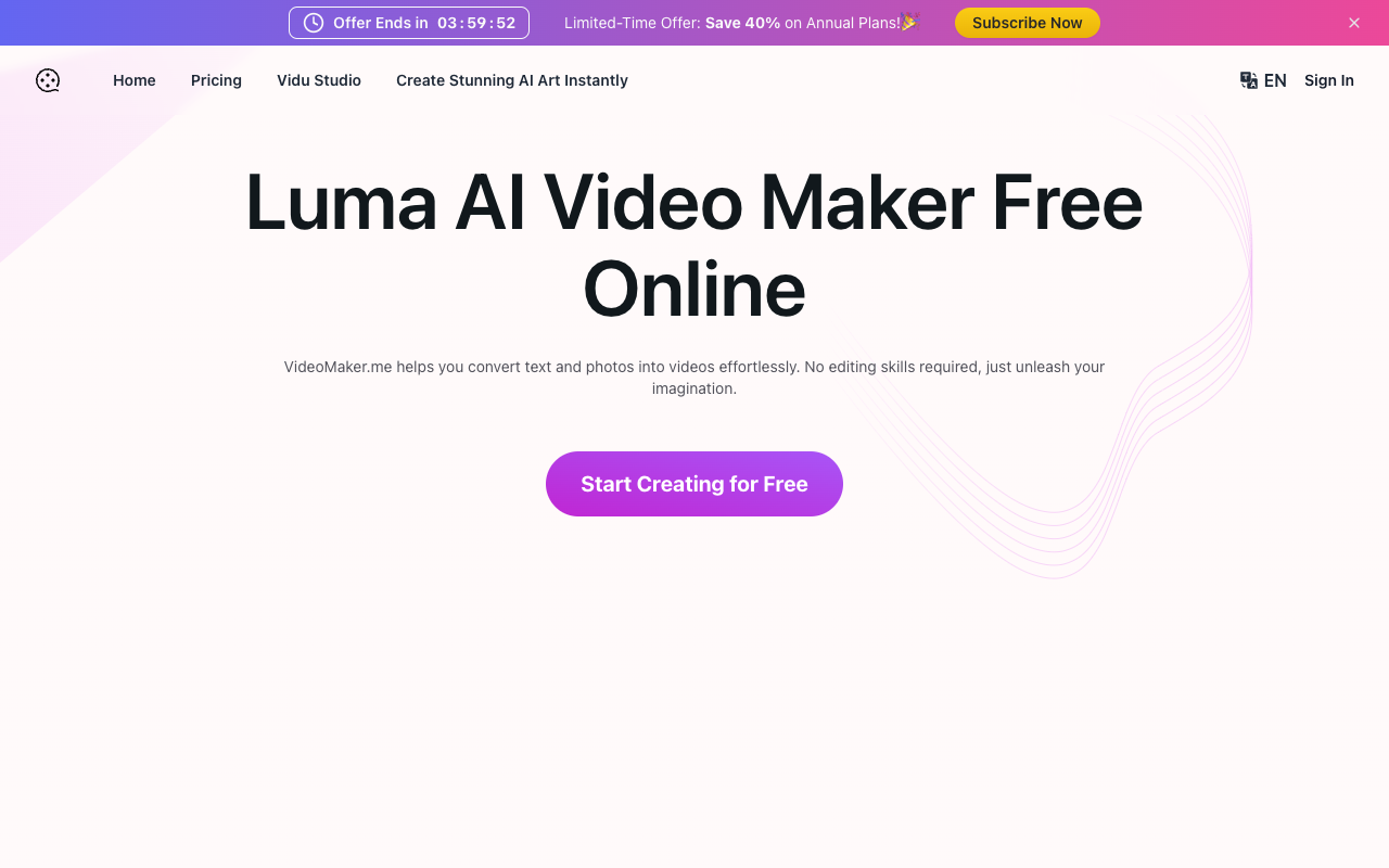 VideoMaker.me: Transform Text and Images into High-Quality Videos Easily AI Video