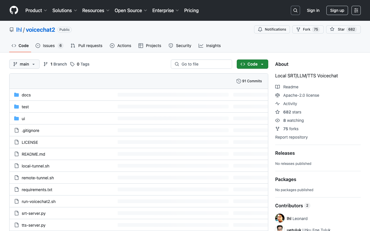 Voicechat2 - AI Voice Chat Infrastructure with Low Latency